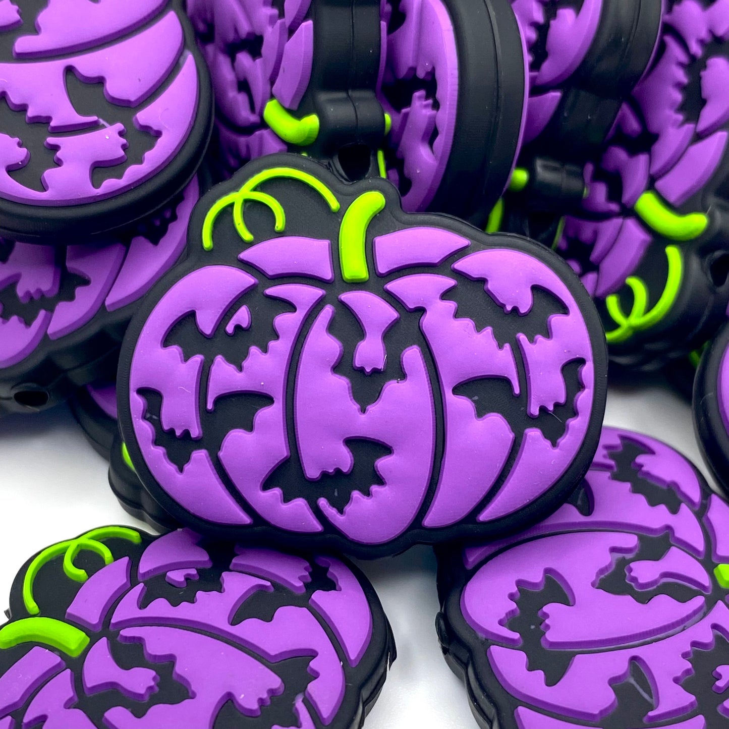 Gone Pumpkin Pickin Silicone Focal Beads