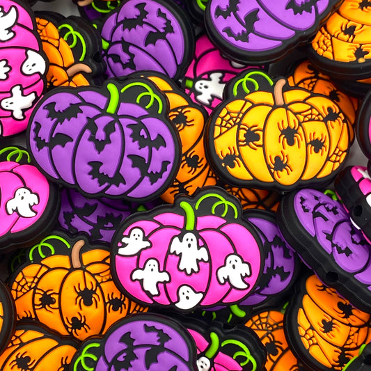 Gone Pumpkin Pickin Silicone Focal Beads