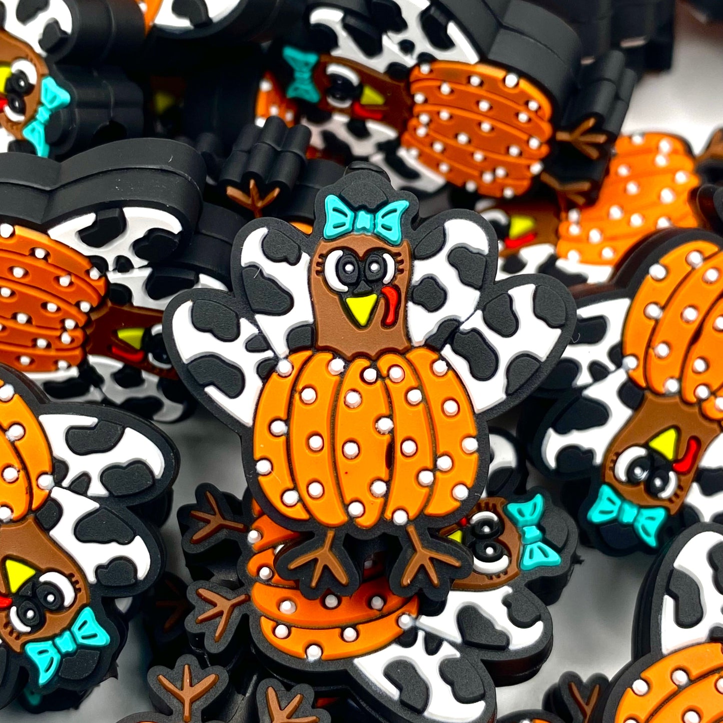It's Turkey Time Silicone Focal Beads