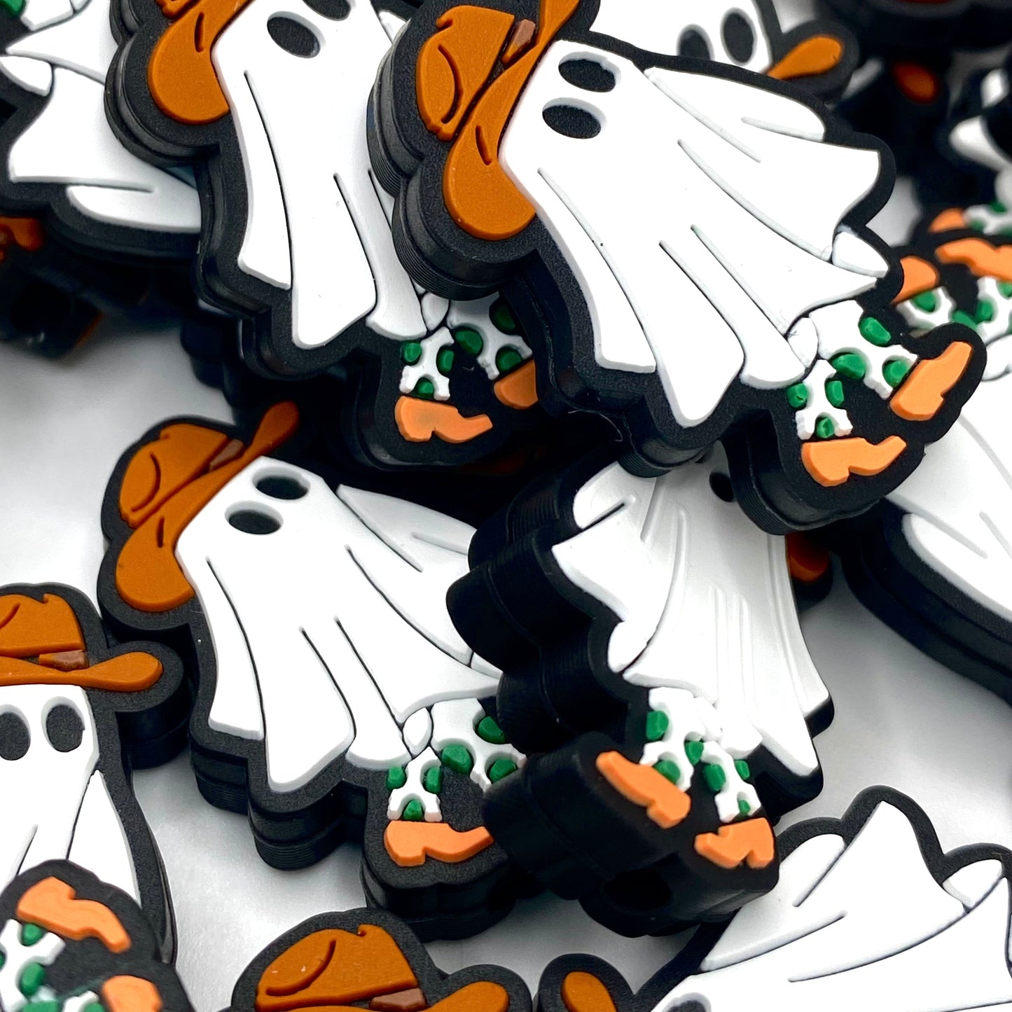 Boo Haw! Silicone Focal Beads