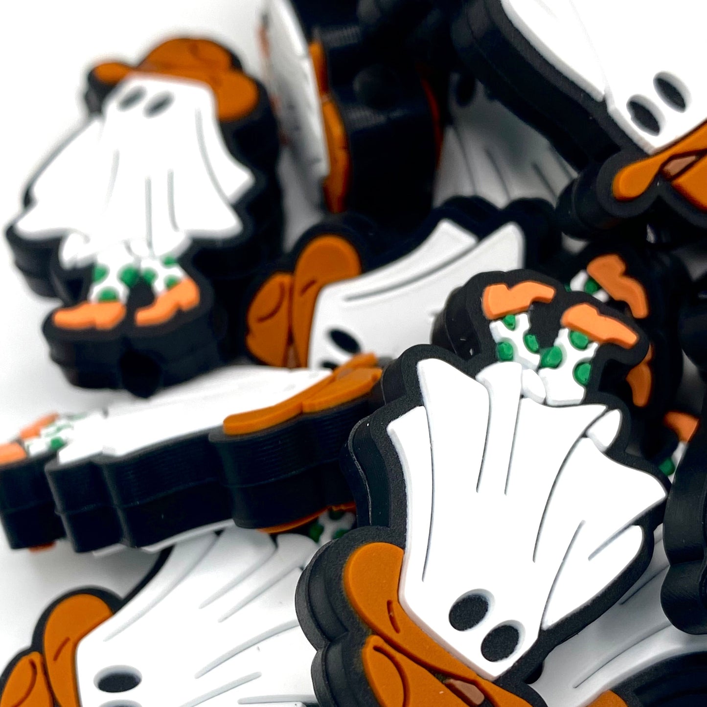 Boo Haw! Silicone Focal Beads