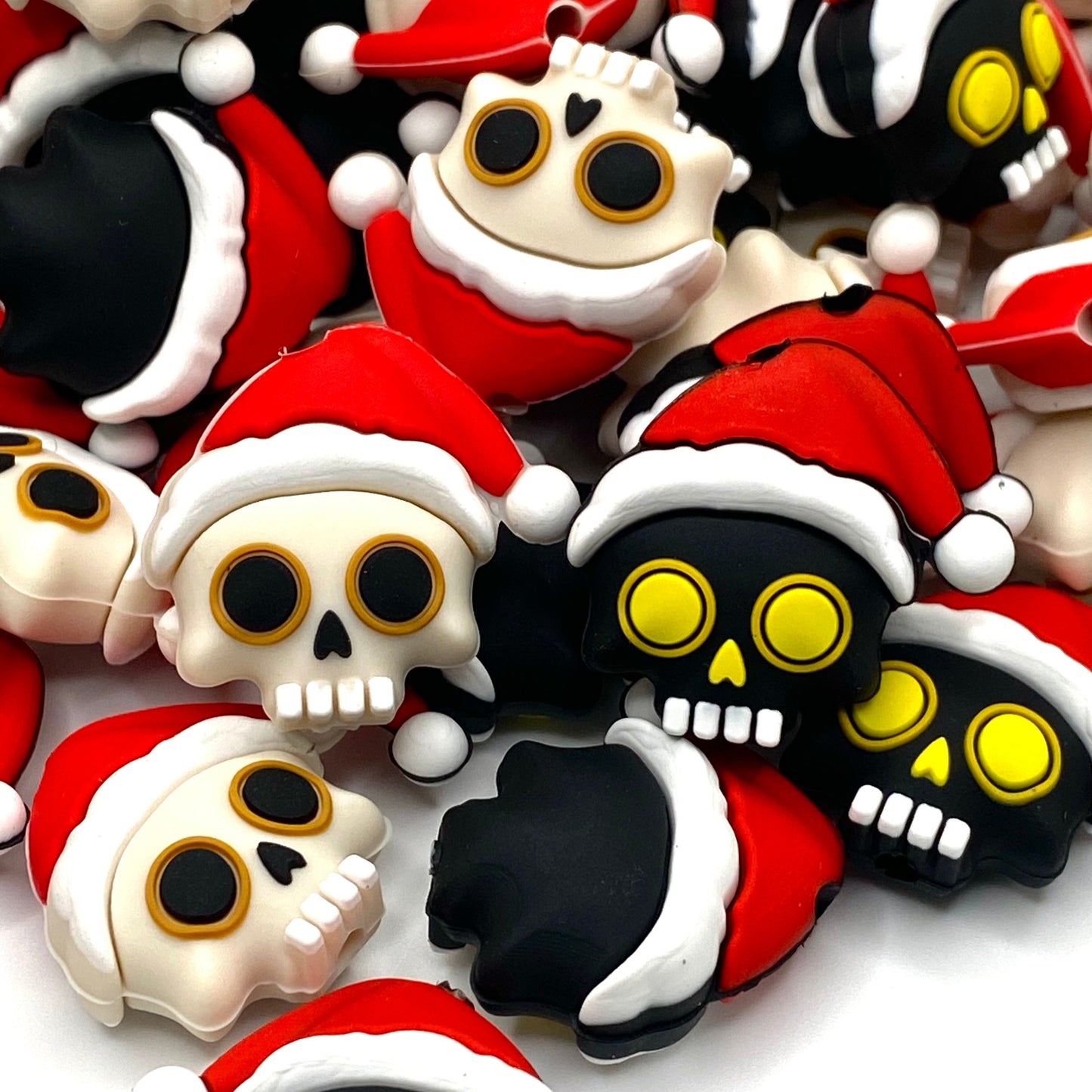 I Ghost People All Year Round 3D Silicone Focal Beads