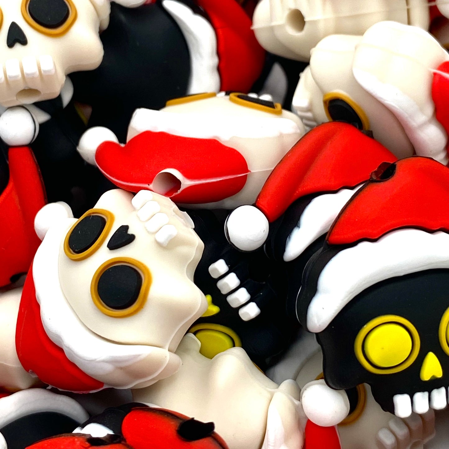 I Ghost People All Year Round 3D Silicone Focal Beads