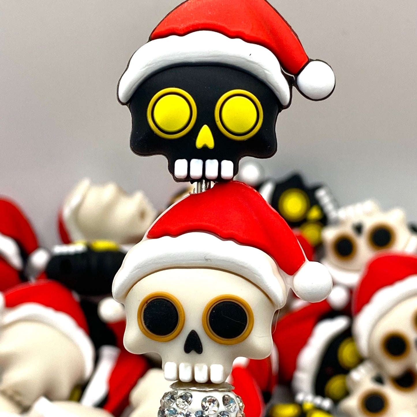 I Ghost People All Year Round 3D Silicone Focal Beads