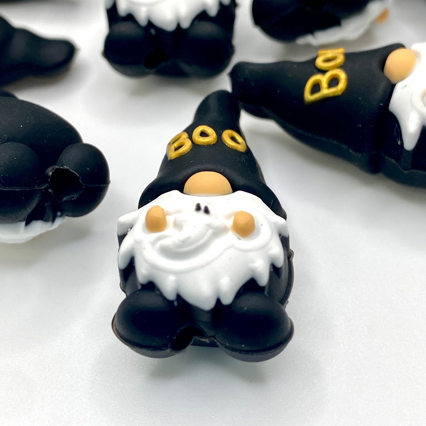 Happy Boo Day 3D Silicone Focal Beads