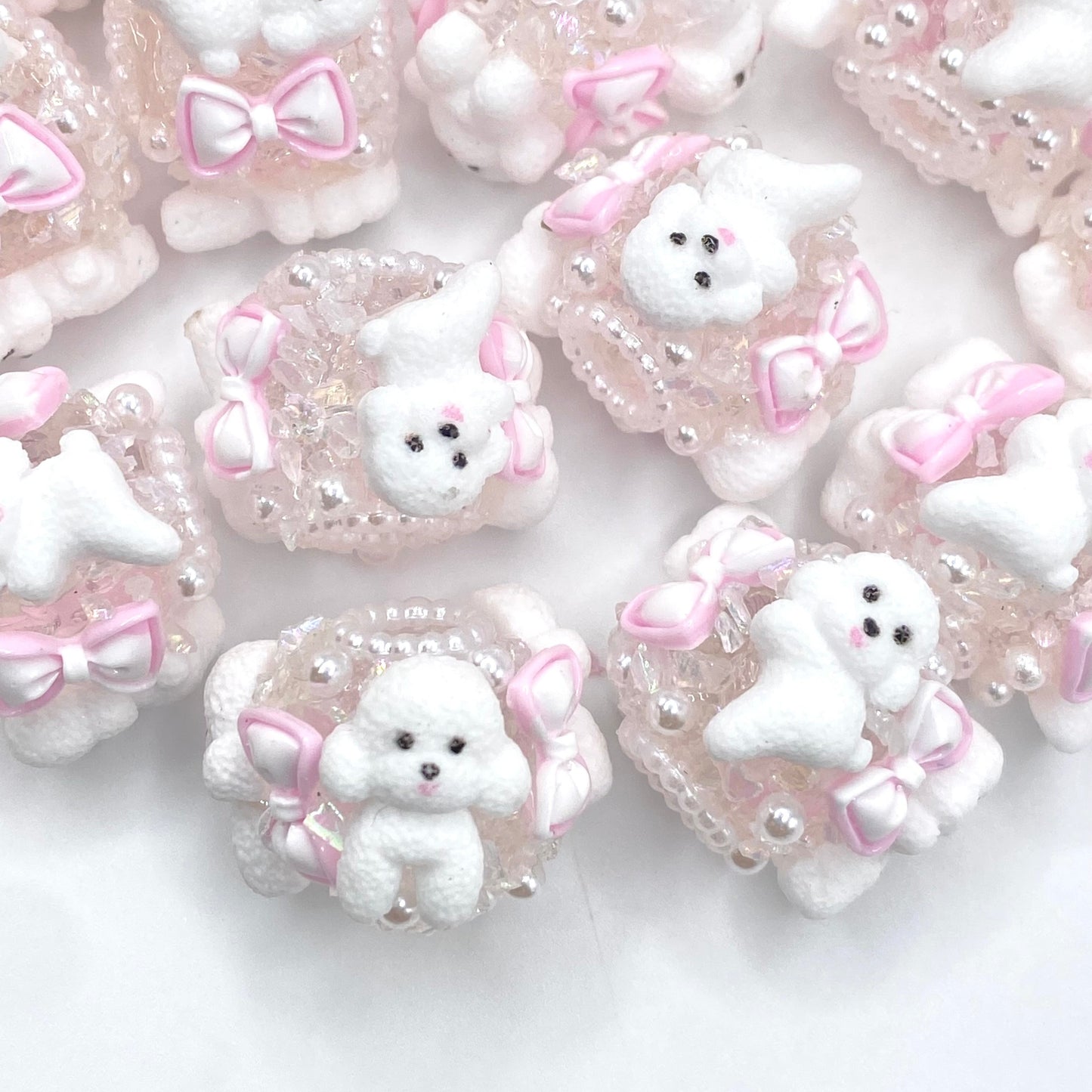 Life Is Better with Poodles Fancy Beads
