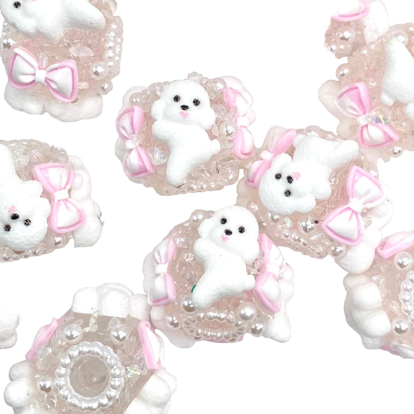 Life Is Better with Poodles Fancy Beads