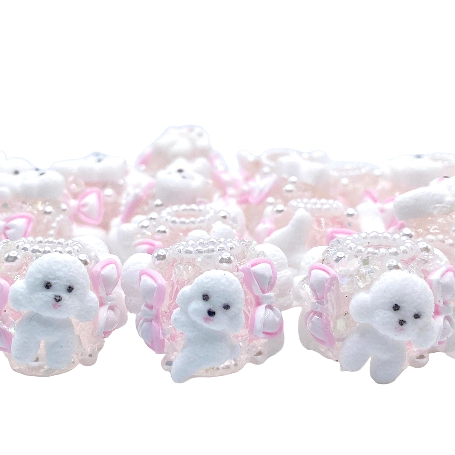 Life Is Better with Poodles Fancy Beads