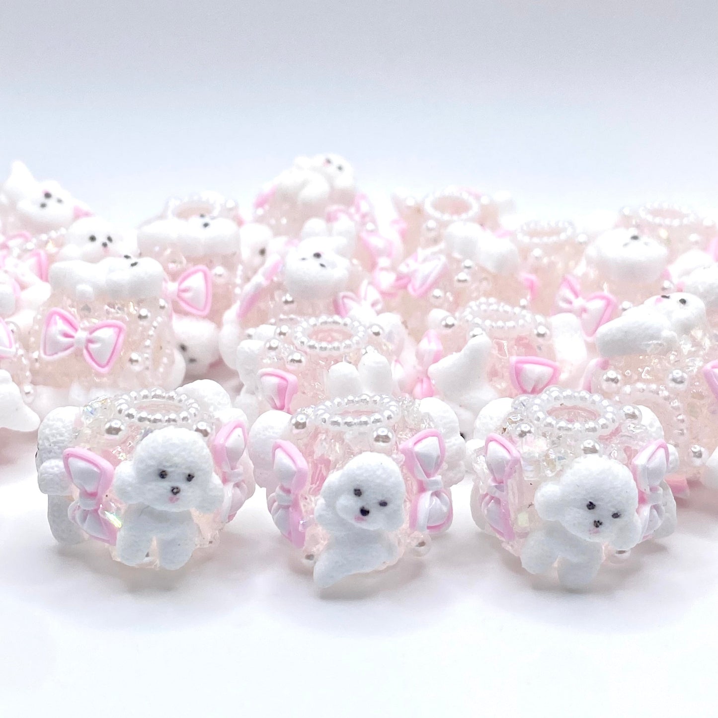 Life Is Better with Poodles Fancy Beads