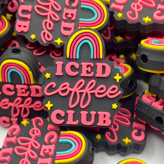 Ice Coffee Club PVC Focal Beads