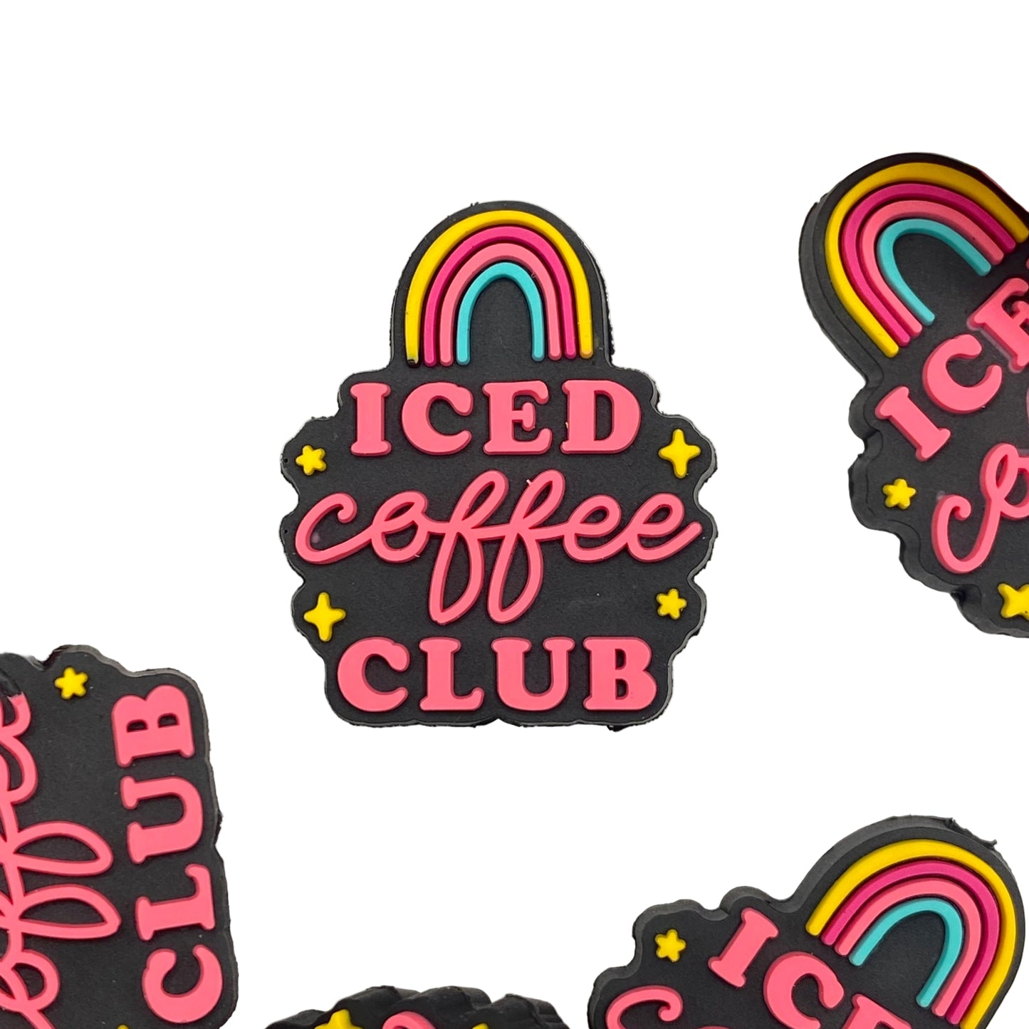 Ice Coffee Club PVC Focal Beads