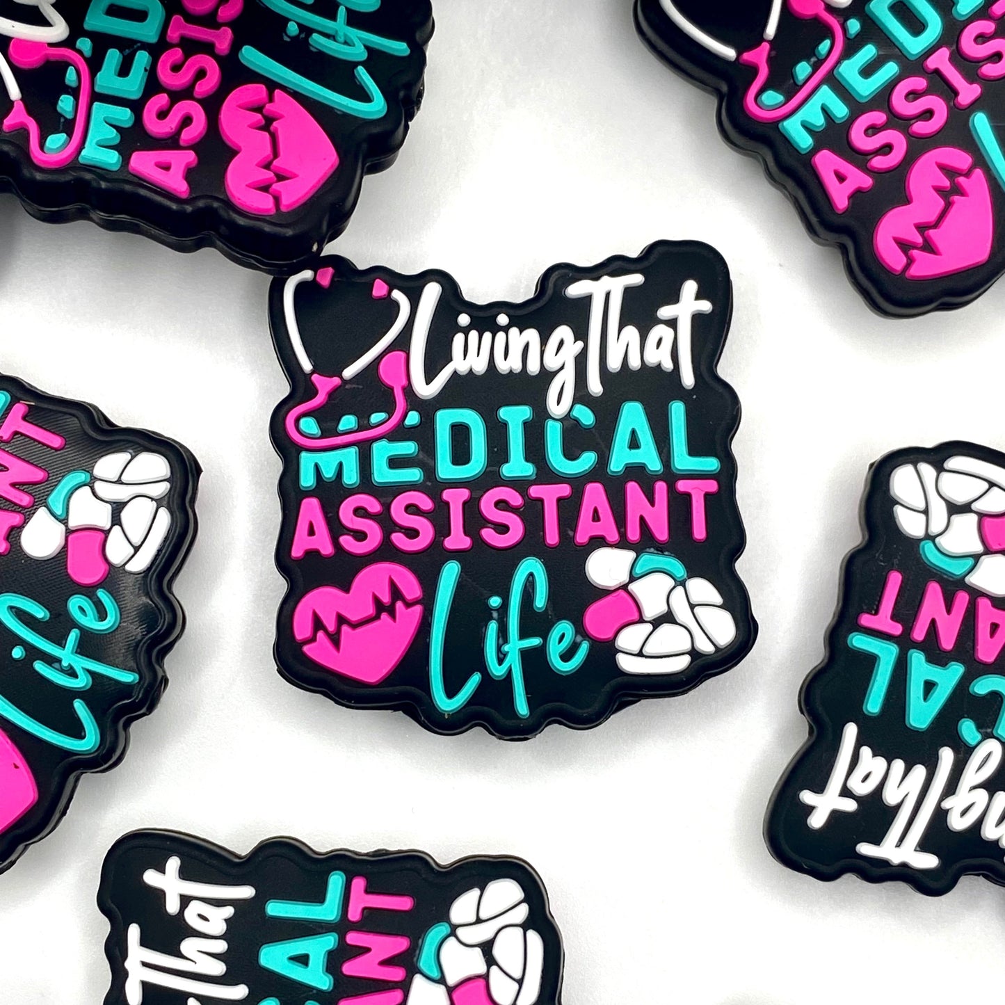 Living That Medical Assistant Life Silicone Focal Beads