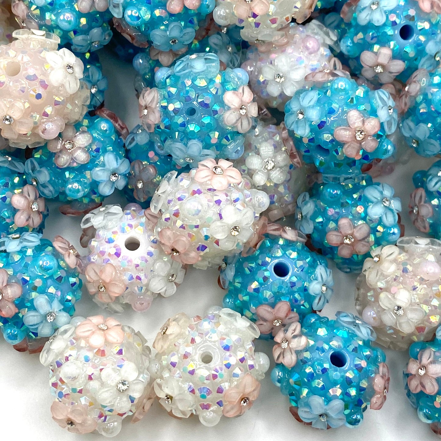 She's A Wild Flower Fancy Beads- 5pcs