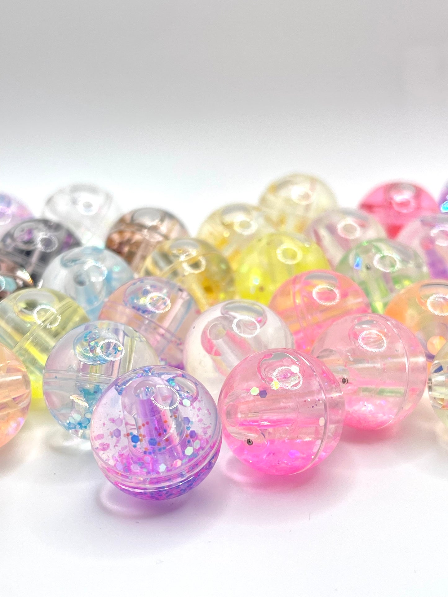 Glitter Snow Globe Luxury Beads (Water Beads)