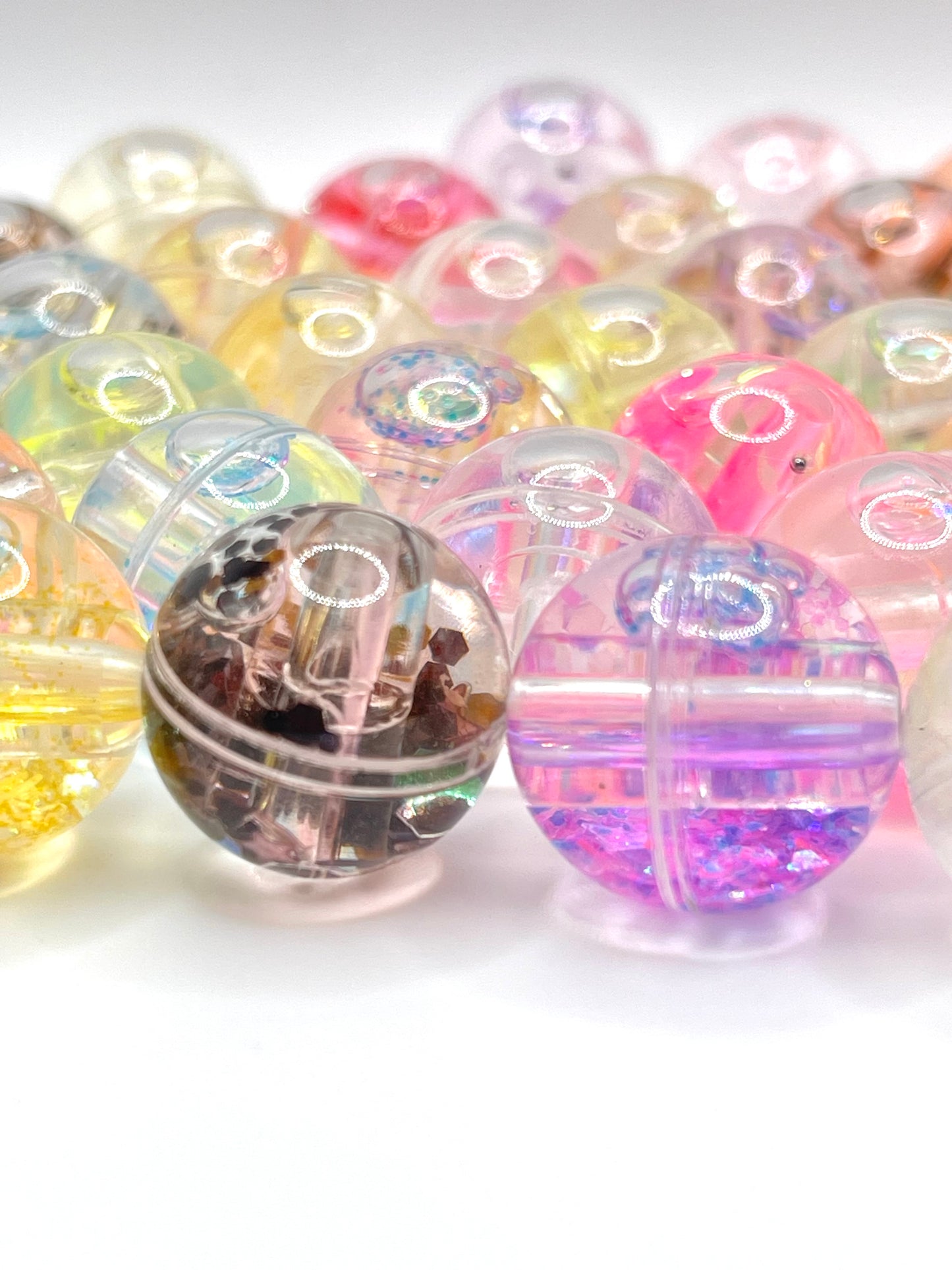 Glitter Snow Globe Luxury Beads (Water Beads)