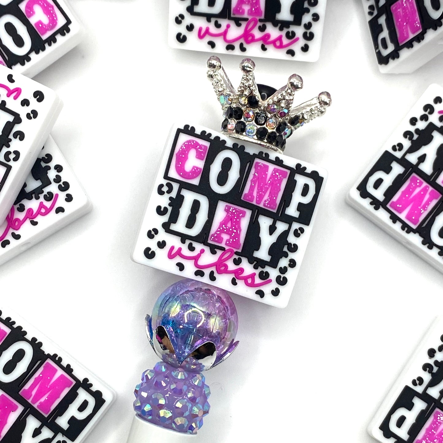 Comp Day Vibes Silicone Focal Beads - EXCLUSIVE