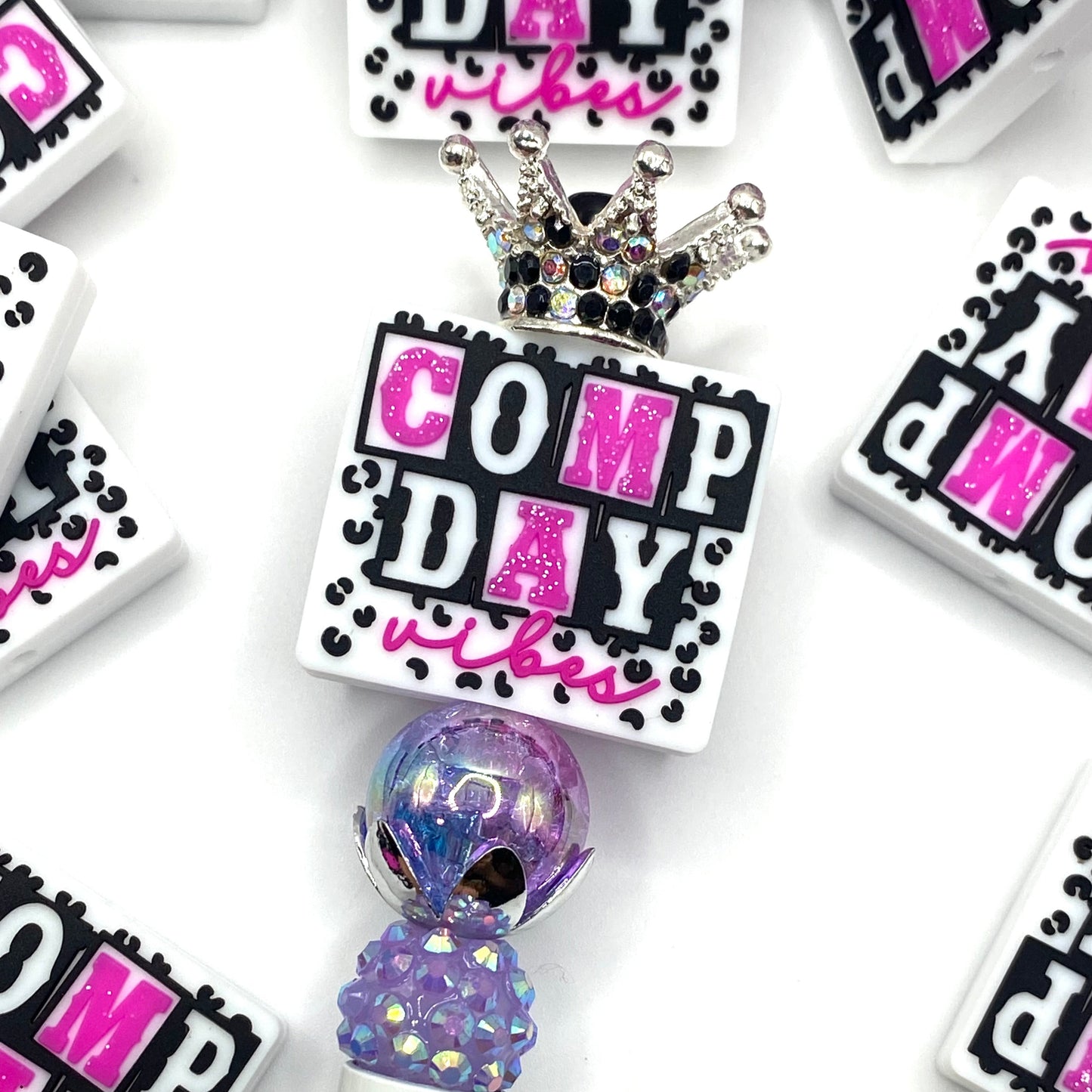 Comp Day Vibes Silicone Focal Beads - EXCLUSIVE