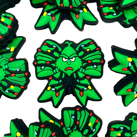 I'm 100% That Grinch Silicone Focal Beads