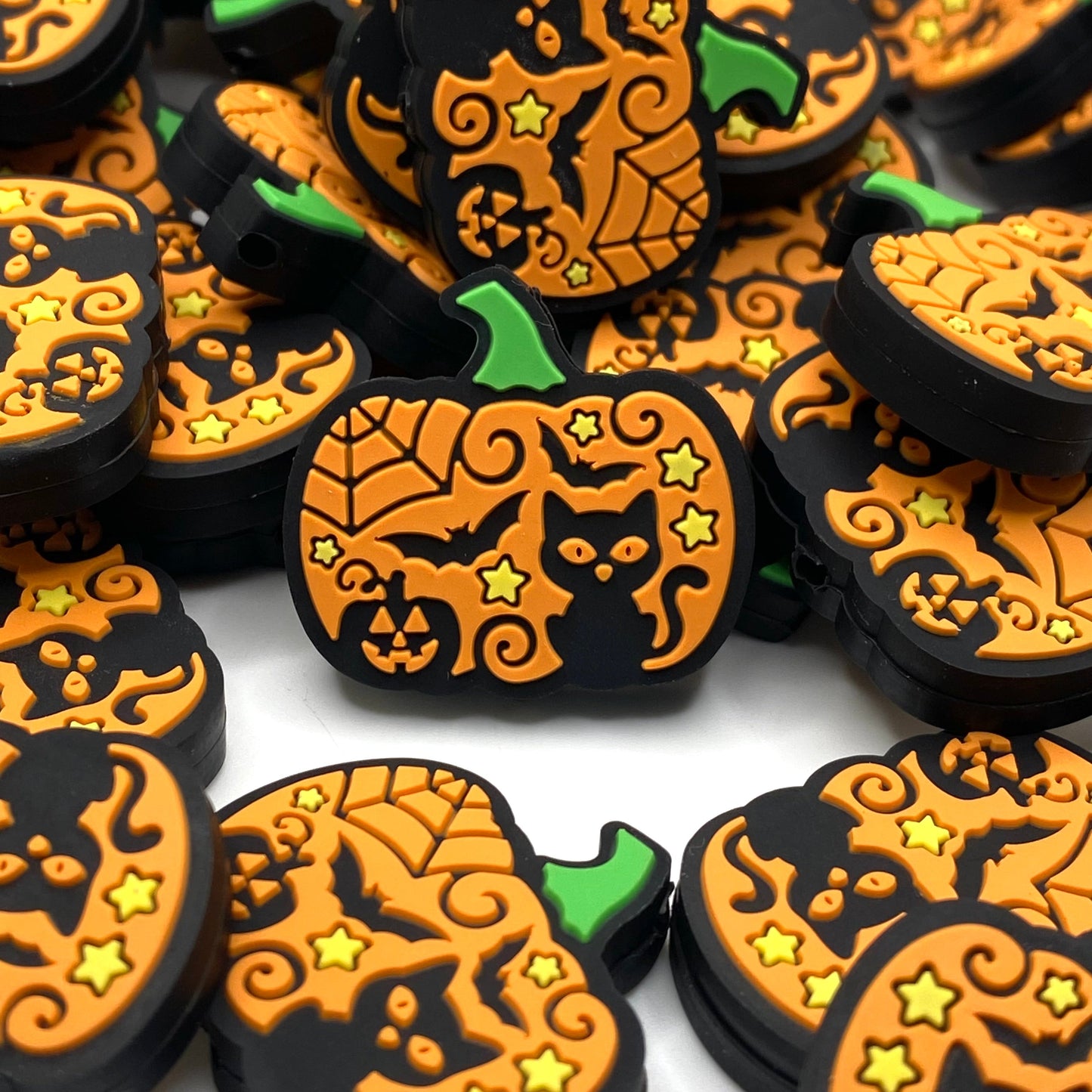 Squash Goals & Cat Rolls Silicone Focal Beads