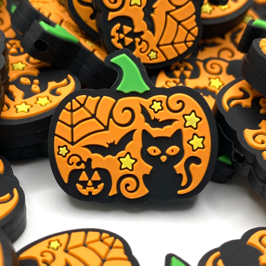 Squash Goals & Cat Rolls Silicone Focal Beads