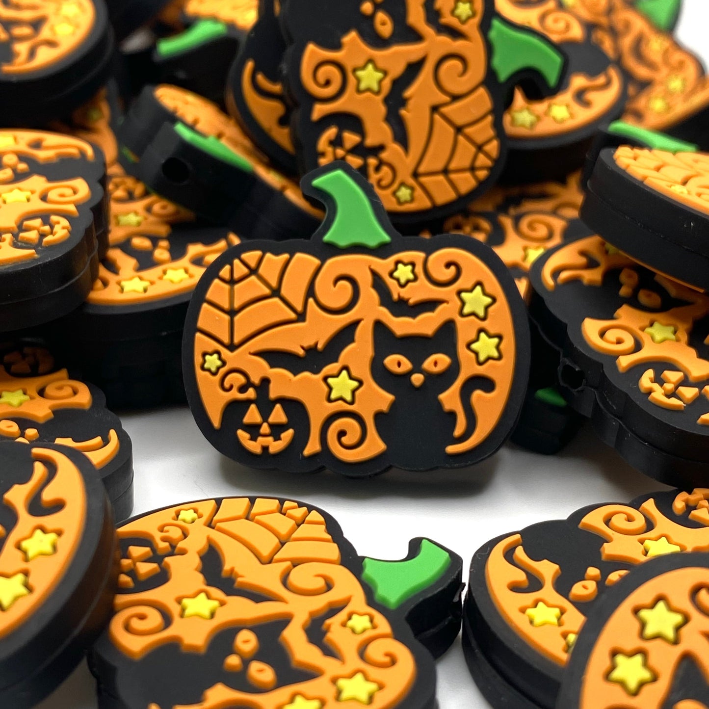 Squash Goals & Cat Rolls Silicone Focal Beads