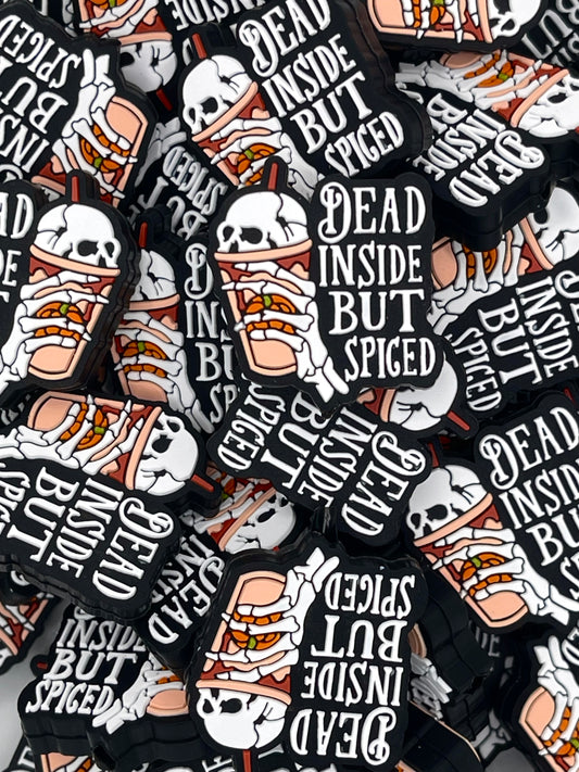 Dead Inside But Spiced Silicone Focal Beads