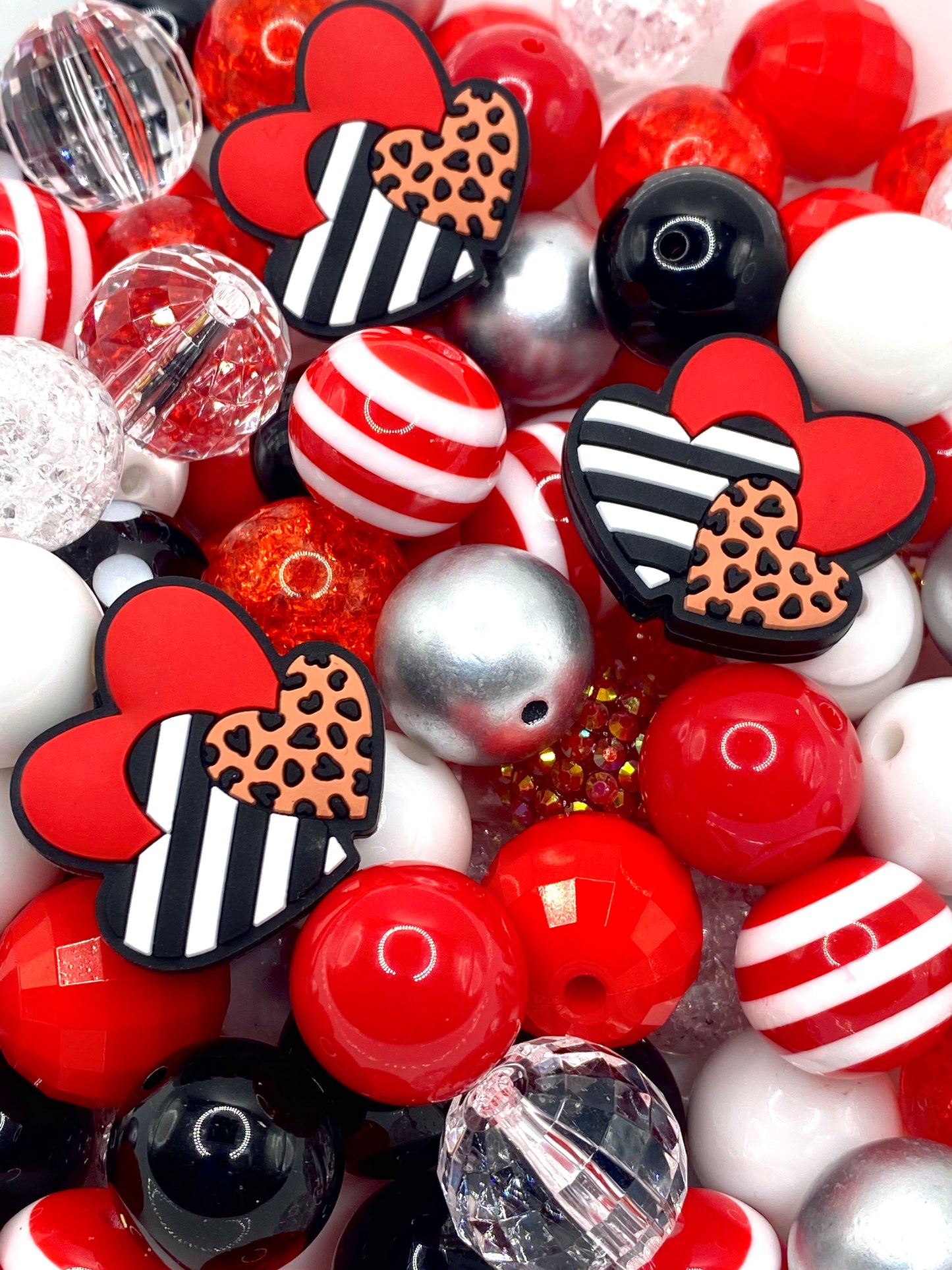 Red Valentine's Day Bead Bundle