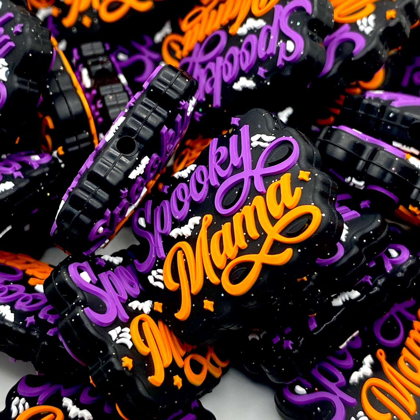 Spooky Mama Silicone Focal Beads