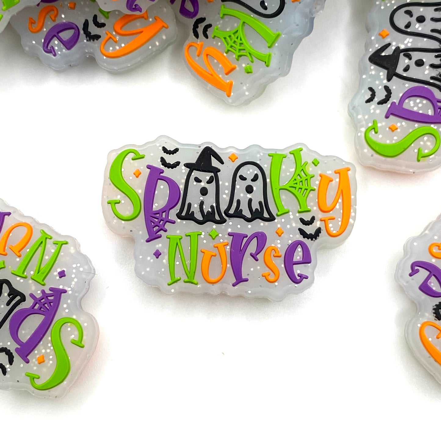 Spooky Nurse Silicone Focal Beads