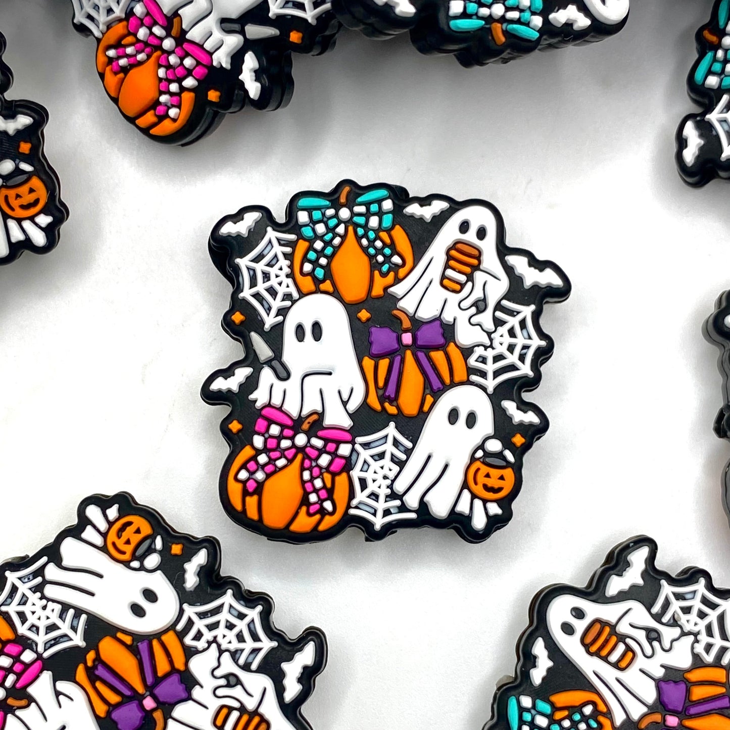 Glam Gourd & Girly Ghost Silicone Focal Beads