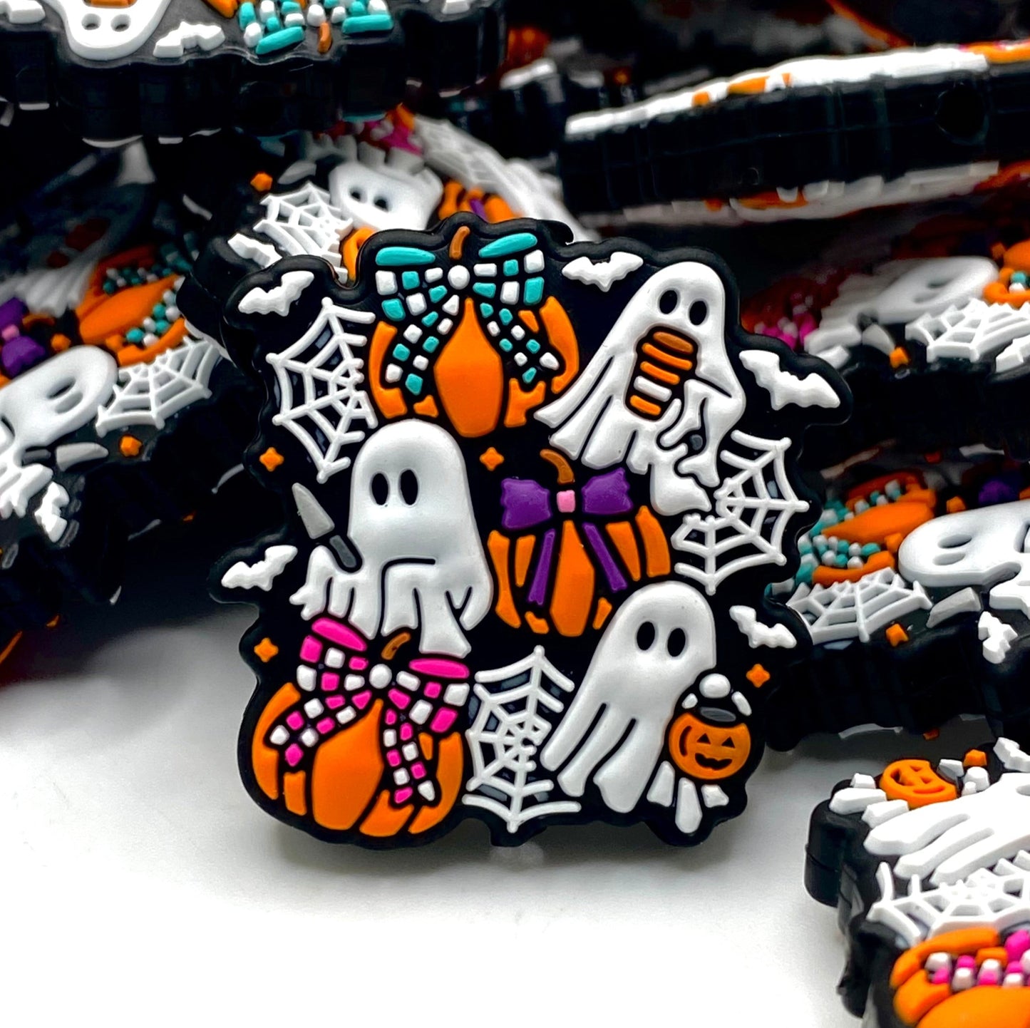 Glam Gourd & Girly Ghost Silicone Focal Beads
