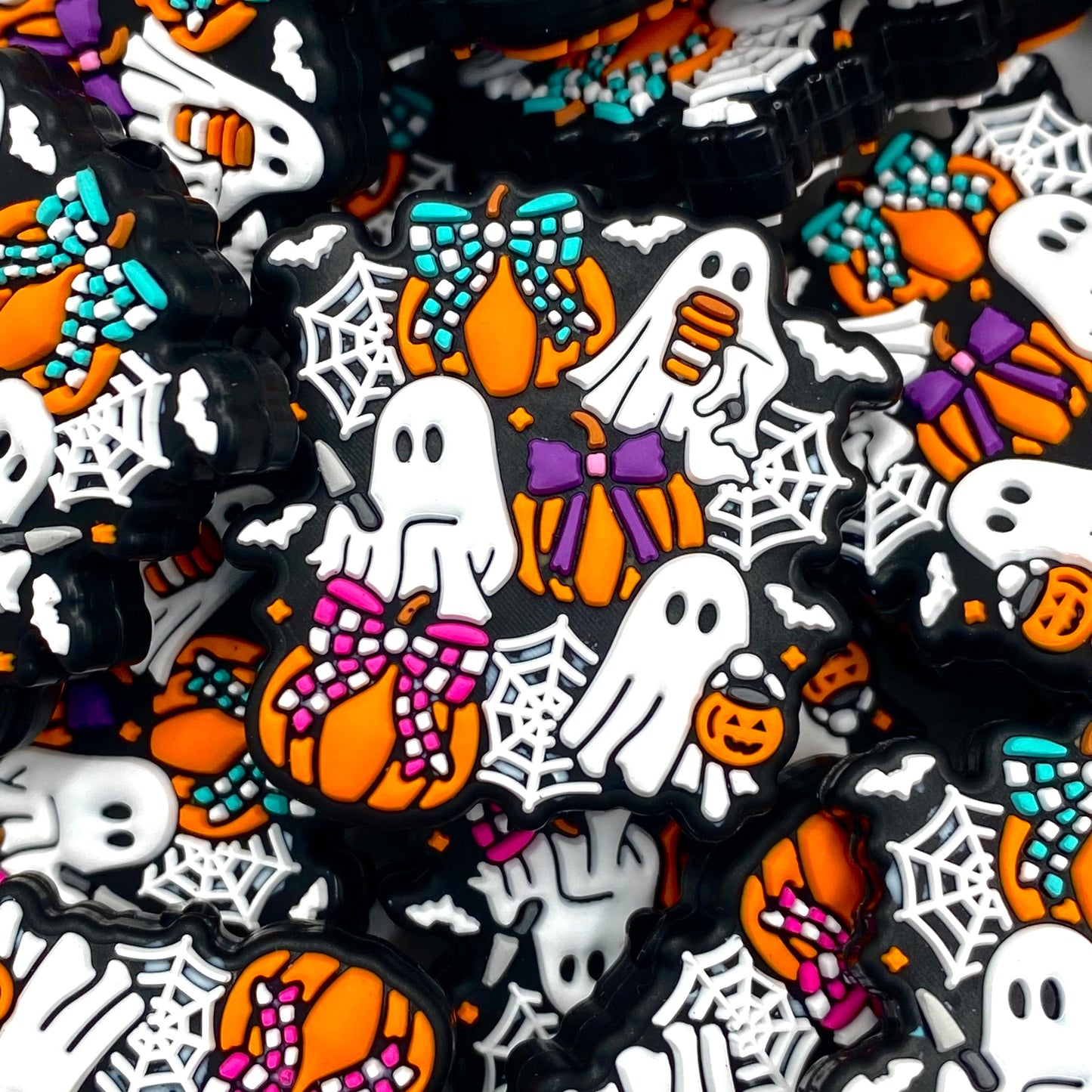 Glam Gourd & Girly Ghost Silicone Focal Beads