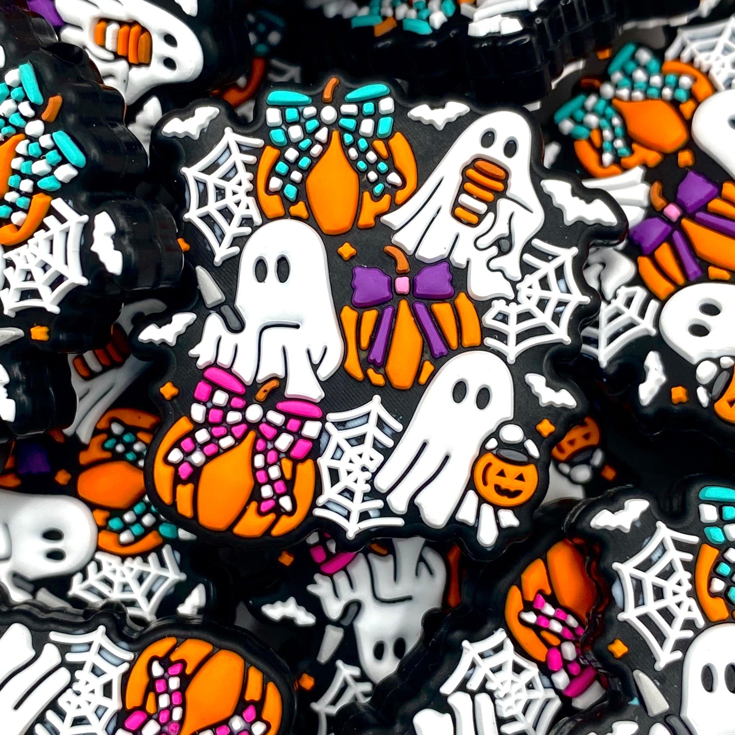 Glam Gourd & Girly Ghost Silicone Focal Beads
