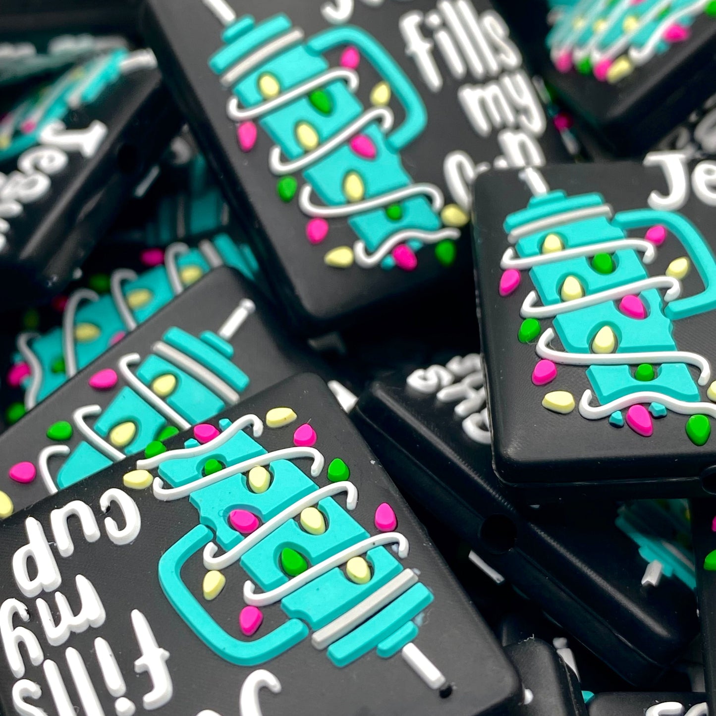 Jesus Fills My Cup 4.0 Silicone Focal Beads