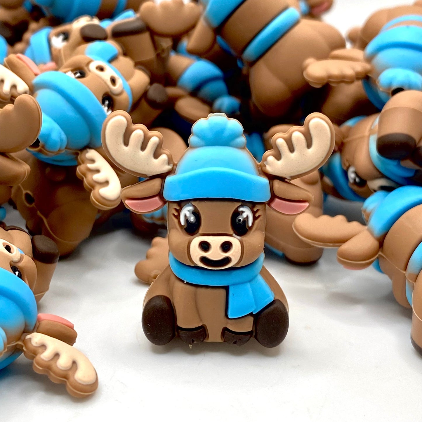 Cute, Cozy & Ready to Prance 3D Silicone Focal Beads