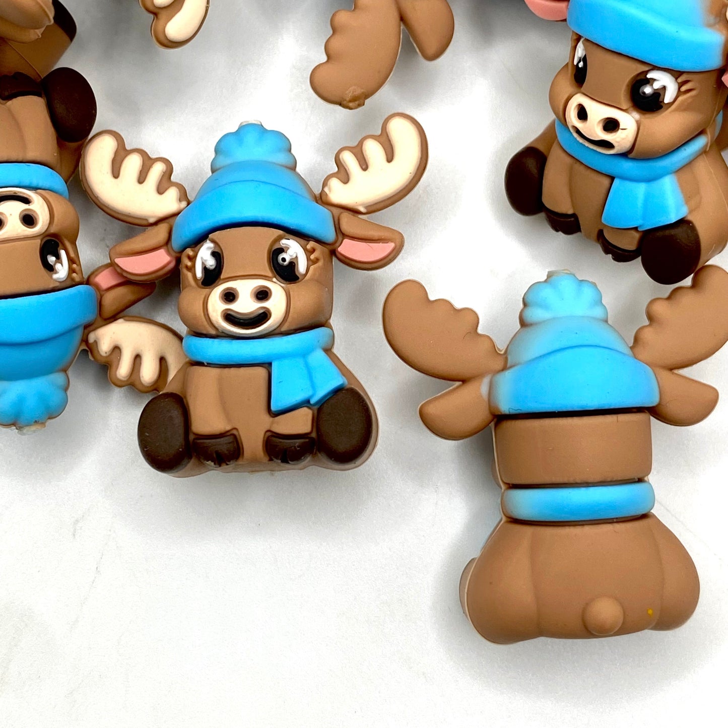 Cute, Cozy & Ready to Prance 3D Silicone Focal Beads