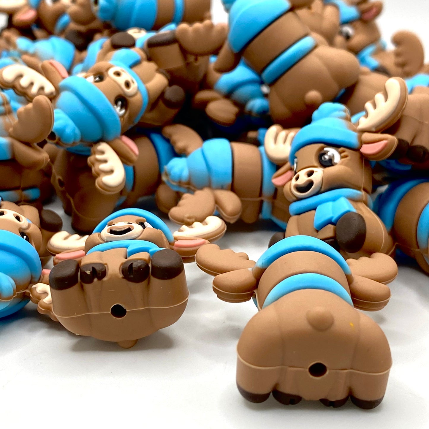Cute, Cozy & Ready to Prance 3D Silicone Focal Beads