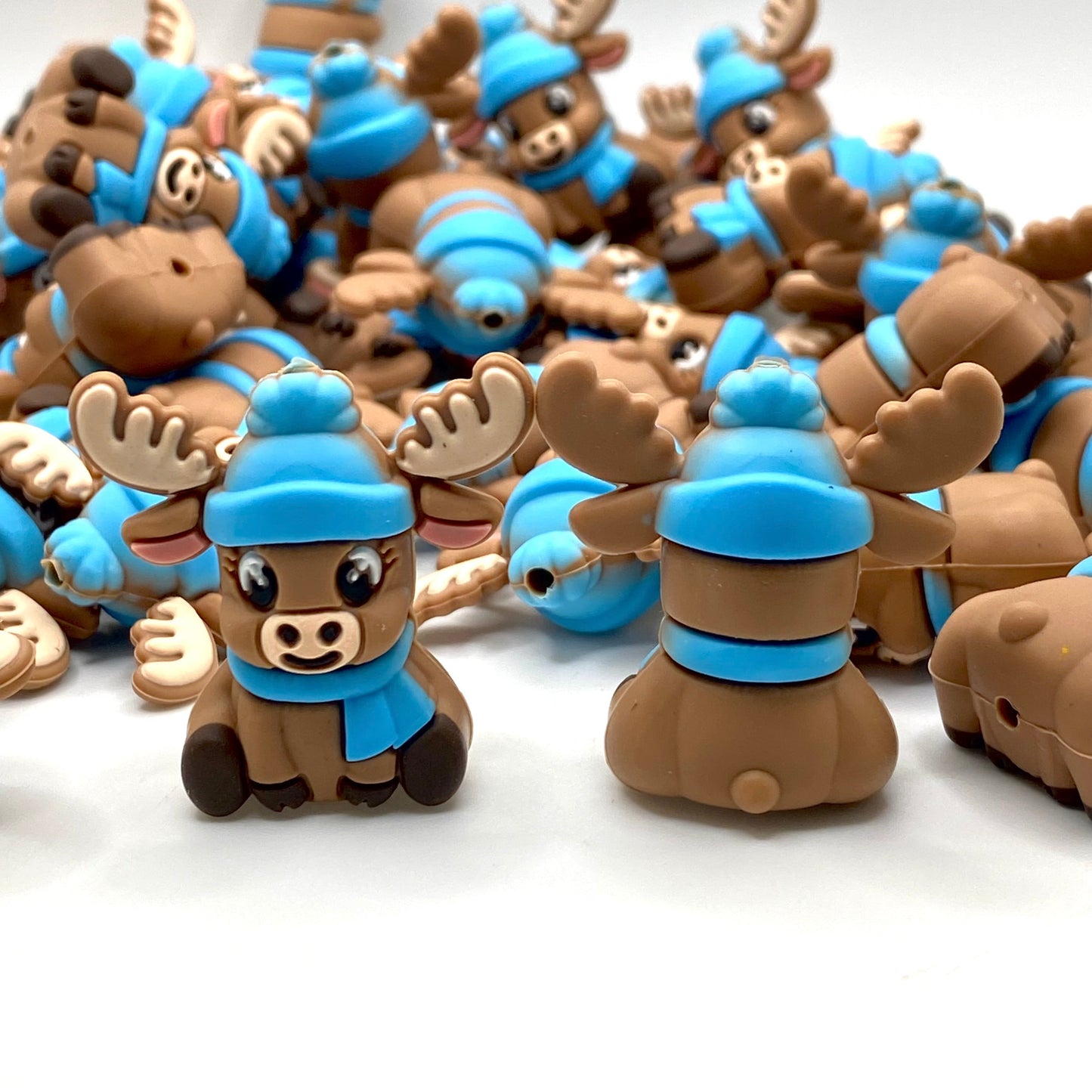 Cute, Cozy & Ready to Prance 3D Silicone Focal Beads