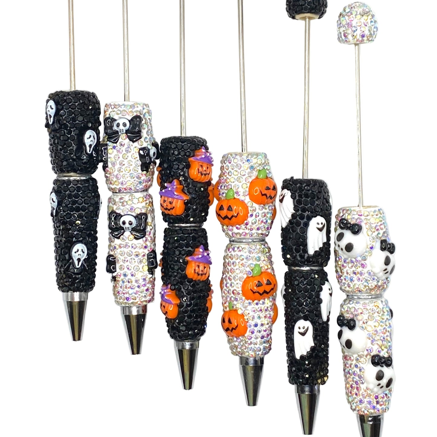 6pc Spooky Vibes 2.0 Fancy Beadable Pens