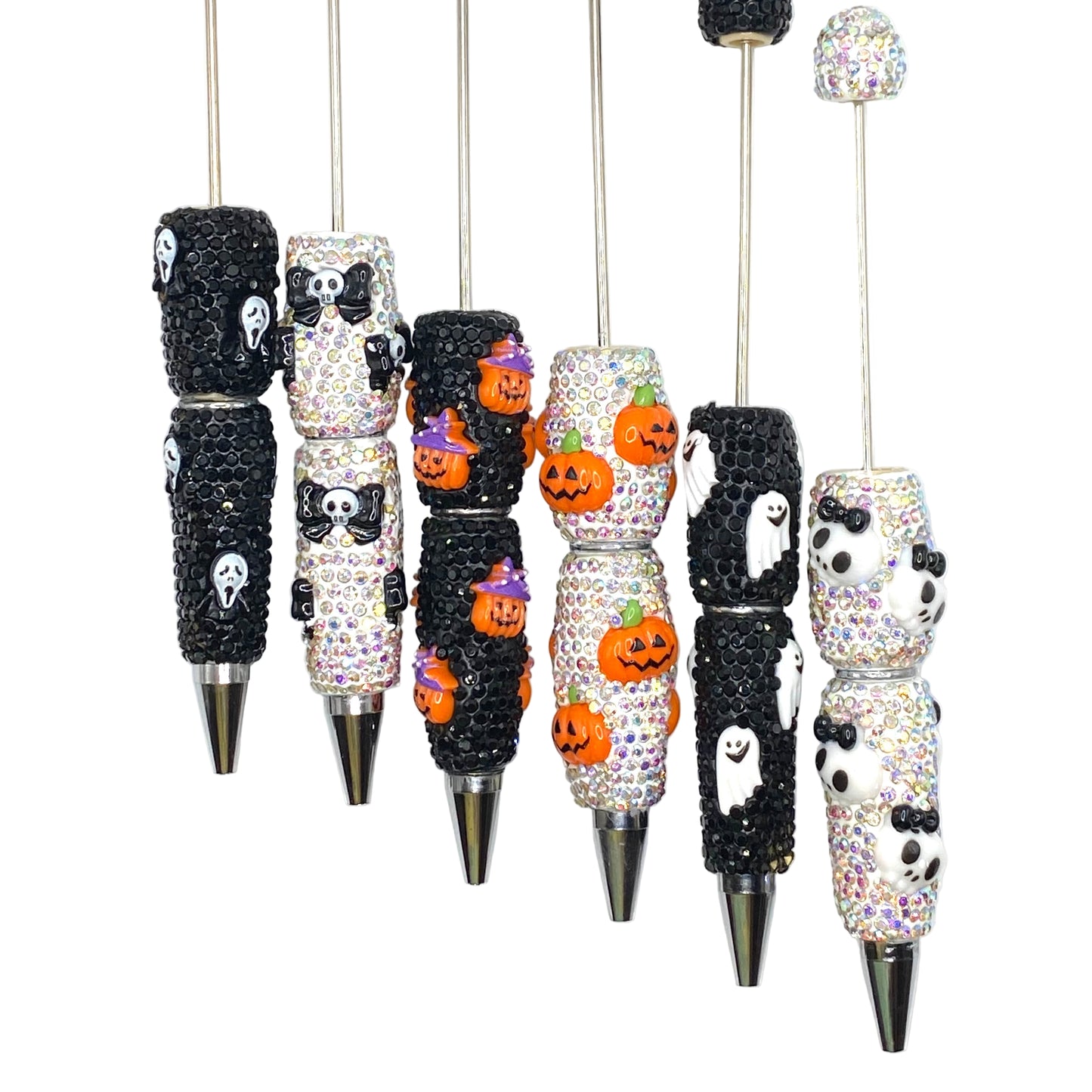 6pc Spooky Vibes 2.0 Fancy Beadable Pens