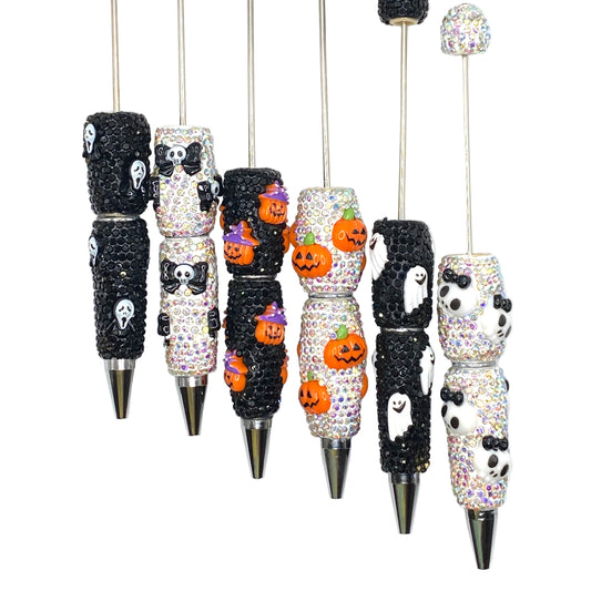 6pc Spooky Vibes 2.0 Fancy Beadable Pens