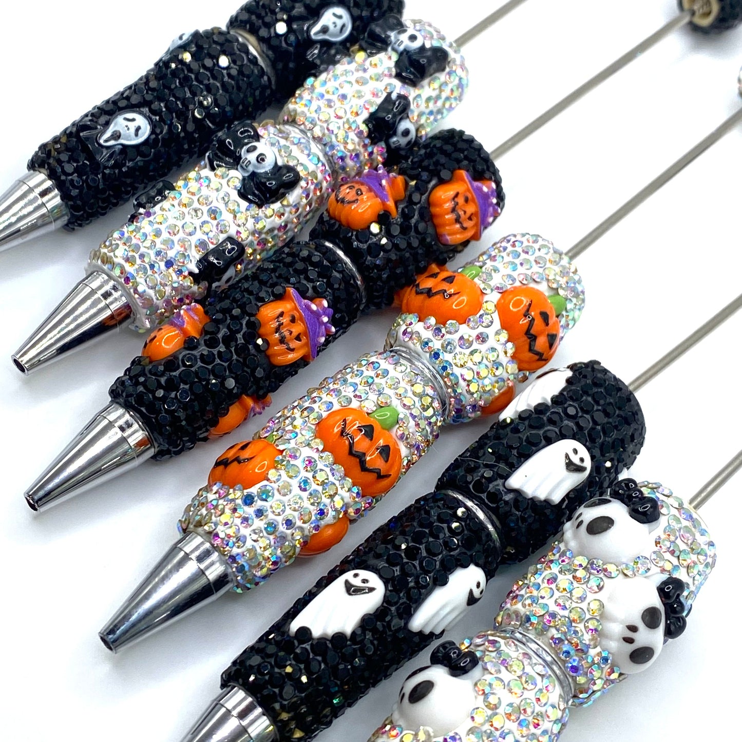 6pc Spooky Vibes 2.0 Fancy Beadable Pens