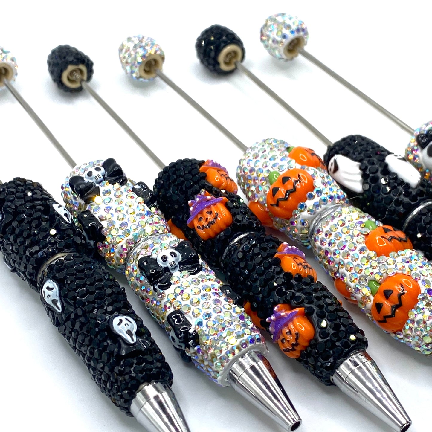 6pc Spooky Vibes 2.0 Fancy Beadable Pens