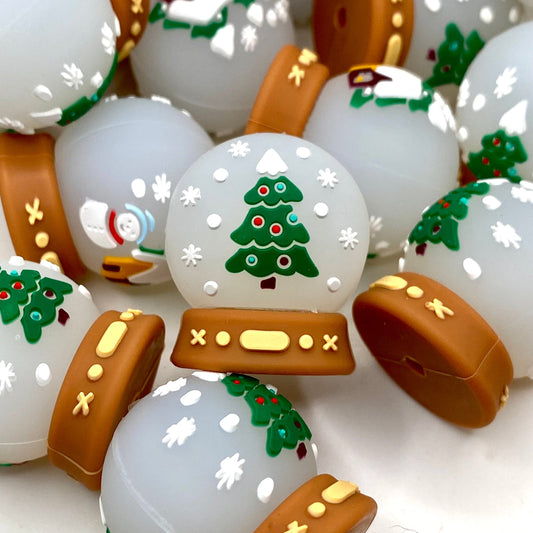 A Globe of Gentle Wonder 3D Silicone Focal Beads