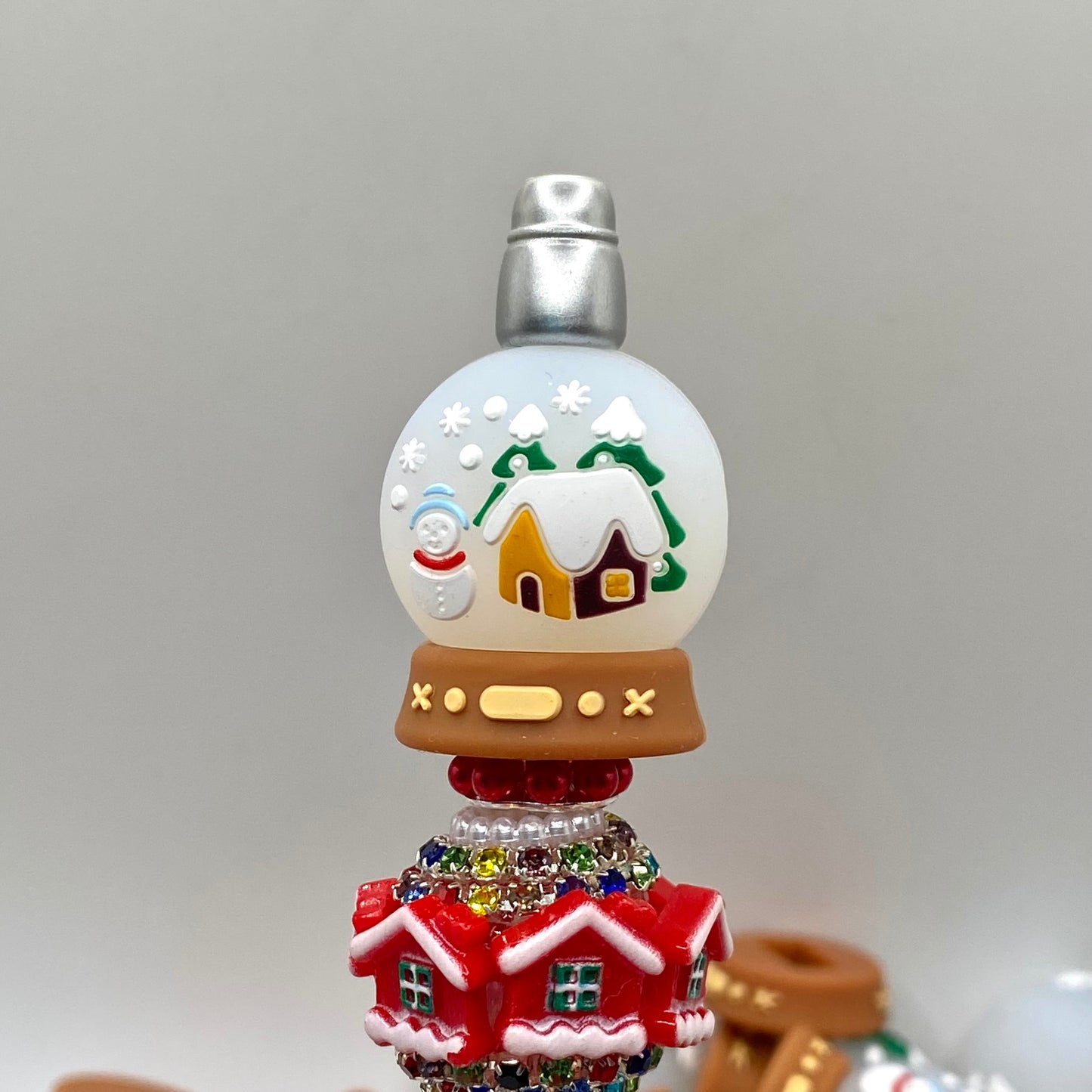 A Globe of Gentle Wonder 3D Silicone Focal Beads