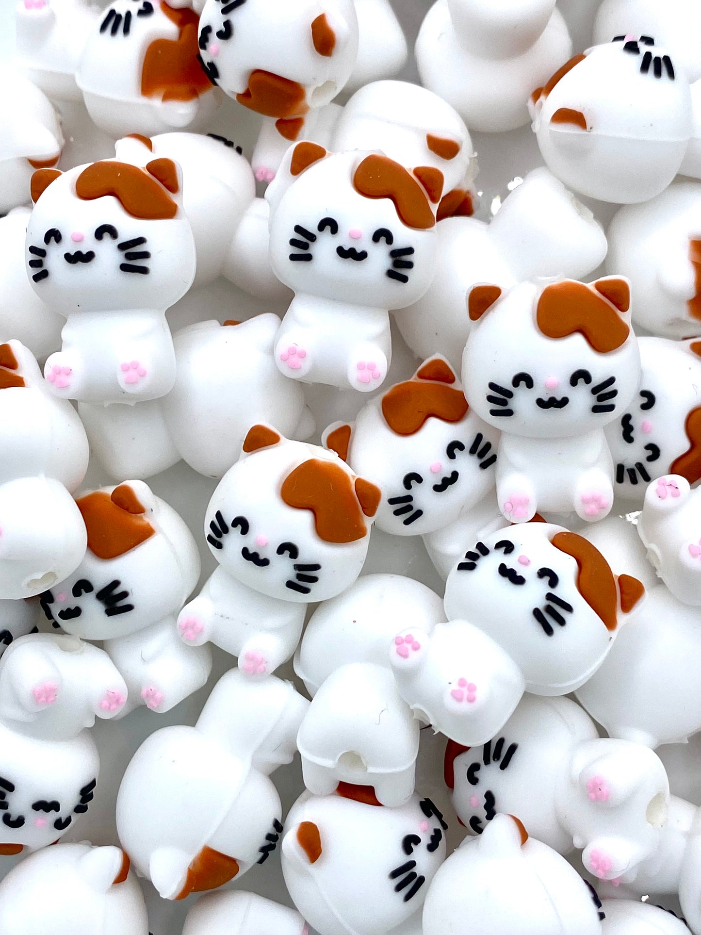 Every Cat Is My Best Friend 3D Silicone Focal Beads