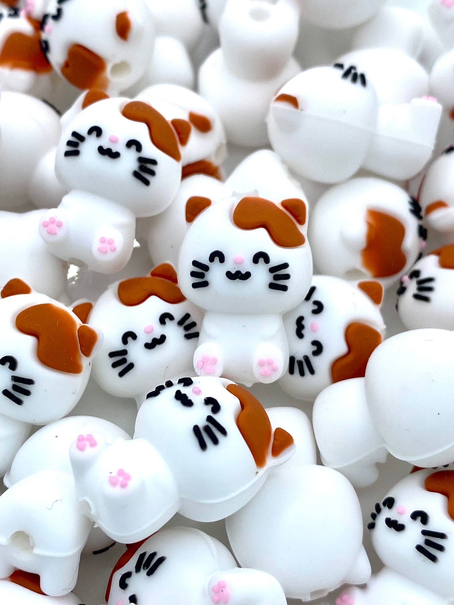 Every Cat Is My Best Friend 3D Silicone Focal Beads