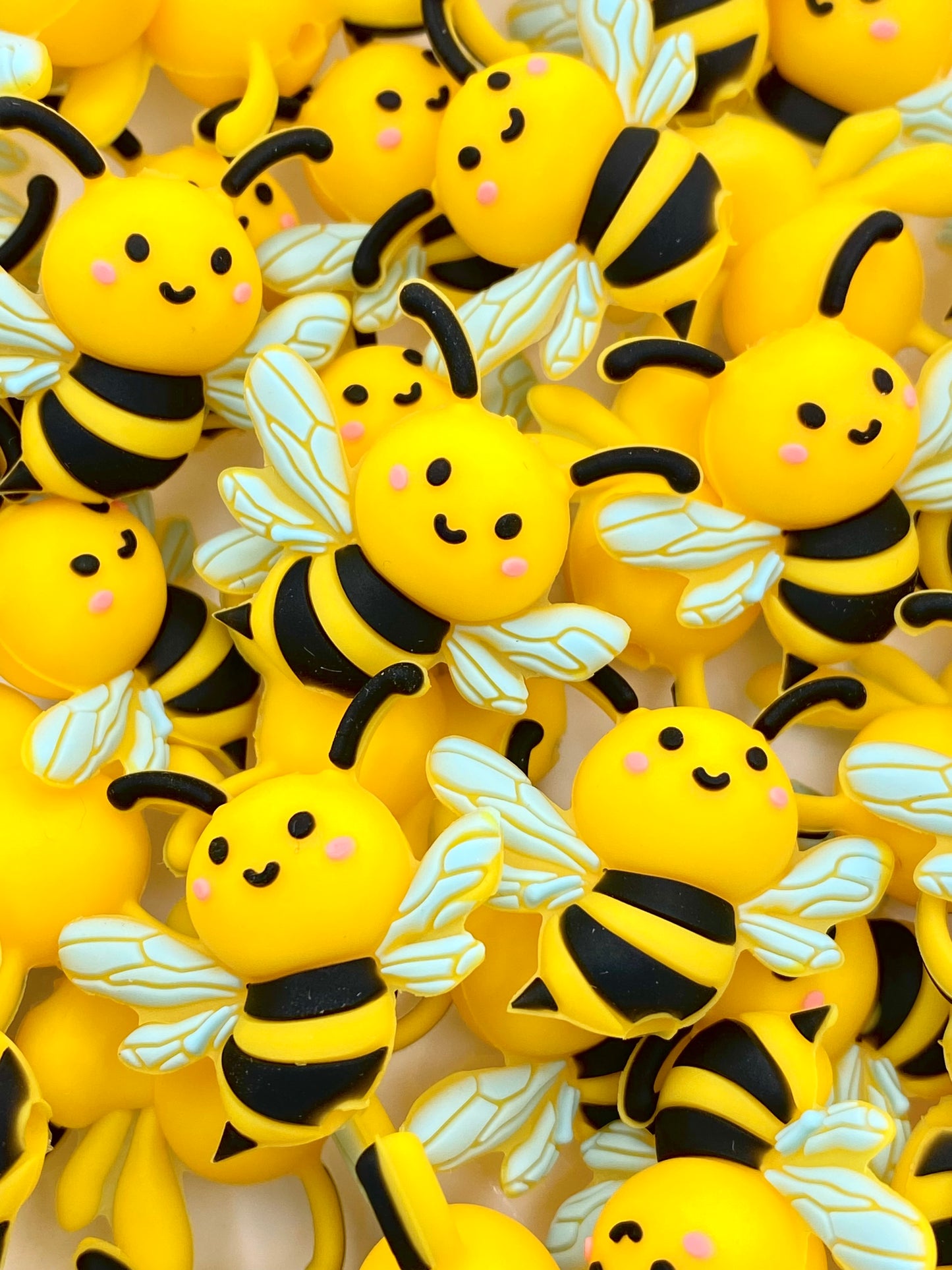 Queen Bee 3D Silicone Focal Beads