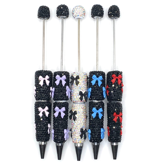A Bow Says It Best Fancy Beadable Pens - 5pcs