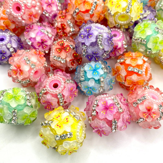 A Rainbow Rooted in Soil Fancy Beads - 5pcs